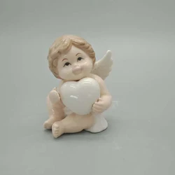 Lovely Little Porcelain Baby Angel Figurine Ceramic Angels For Home Decor