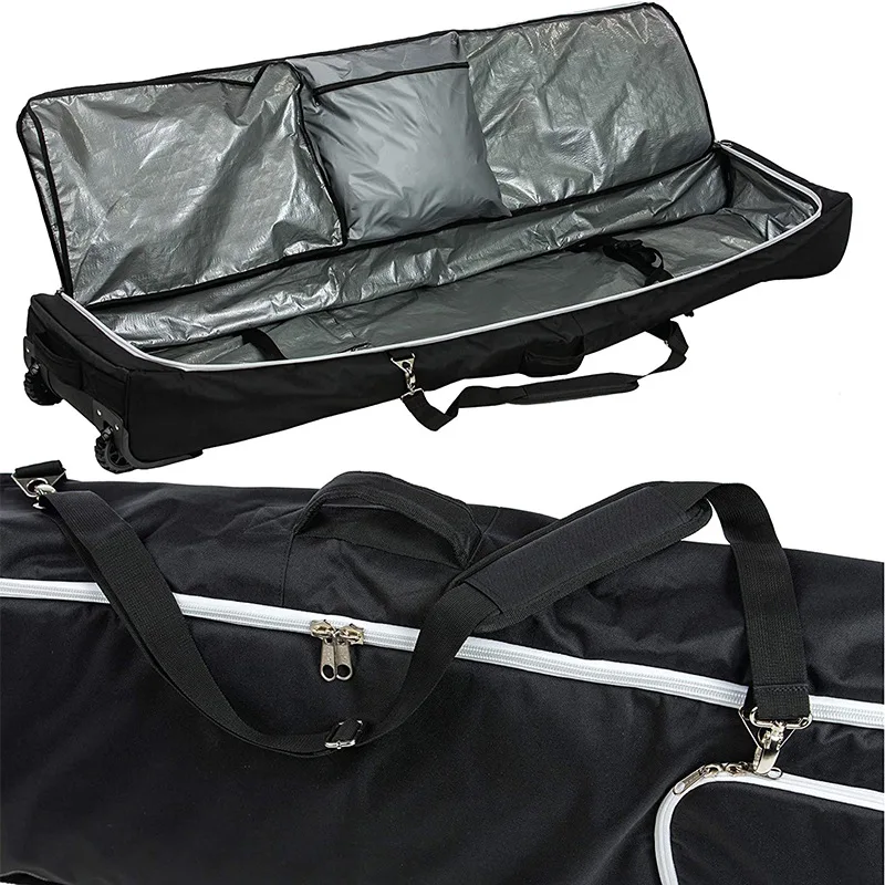 Outdoor Large Capacity Wholesale Skateboard Storage Bag High Quality Sports Ski Snowboard Wheel Travel Bag With Wheels