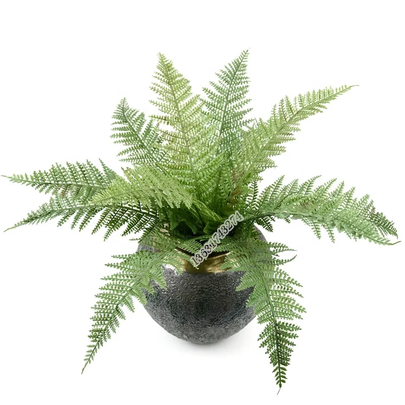 artificial wall grass high quality green plant 12 heads Persian grass for decoration