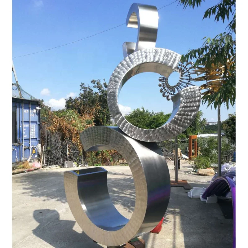 Modern Western Style Metal Water Fountain Garden Sculpture