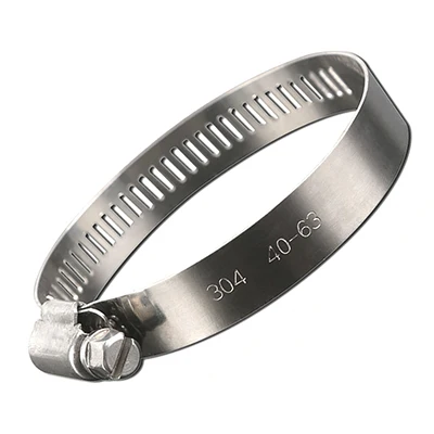 Stainless Steel Pipe Clamps Worm Gear Drive  Jubilee Type Hose Clips