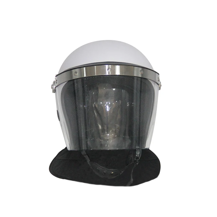 Anti Fire Round Straight Visor Lightweight ABS material Outdoor Confrontation Training Helmet