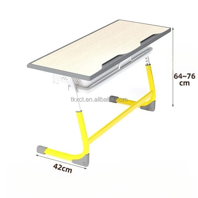 Double Seat Metal School Table And Chair School Furniture Wooden Table Board Double Desk And Chair Set
