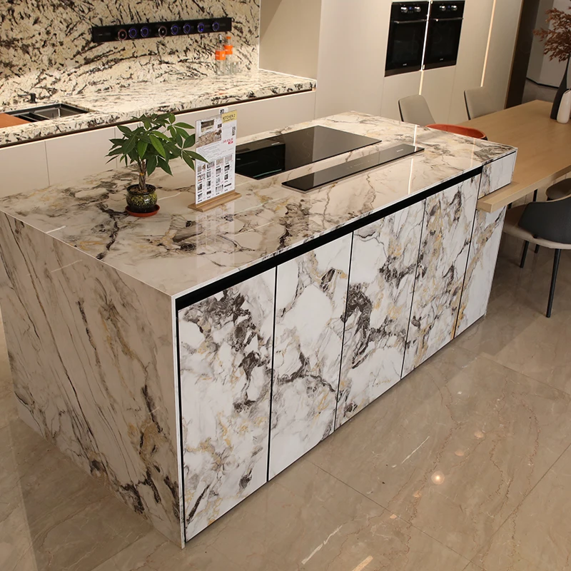 Transitional solid wood kitchen cabinets cupboard 5m closet prefab kitchen cabinet shaker kitchen cabinet