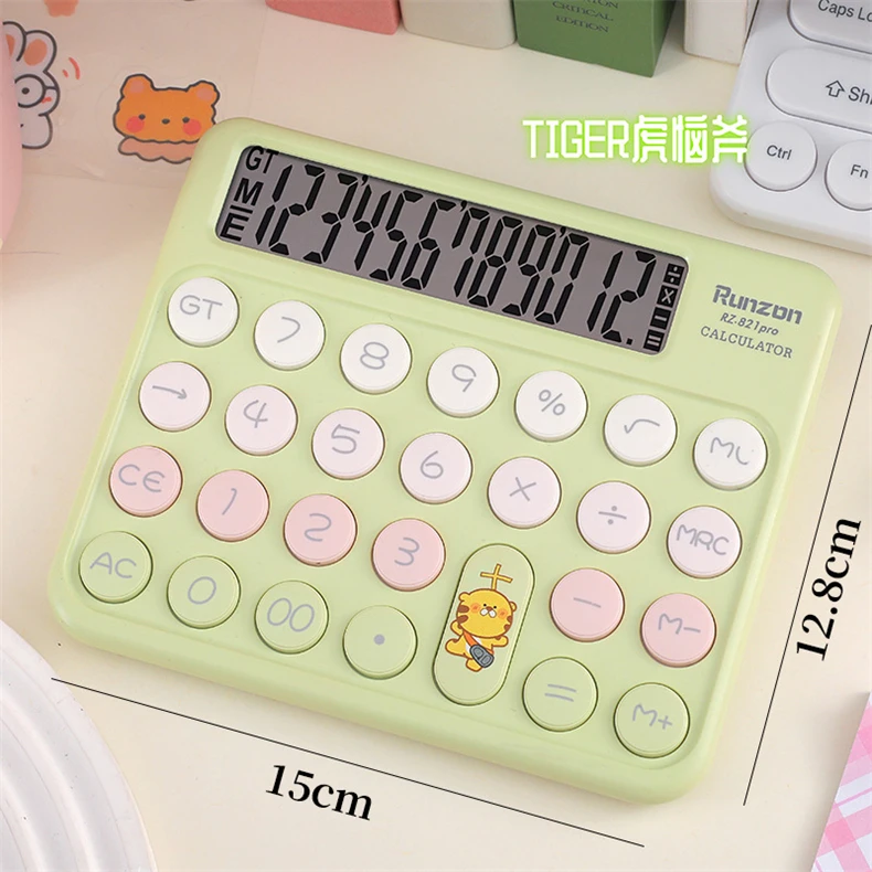 Calculators LCD Display Store Office Desktop Customized Logo Stationery Cientifica Calculadora Solar 12 Digits Calculator
