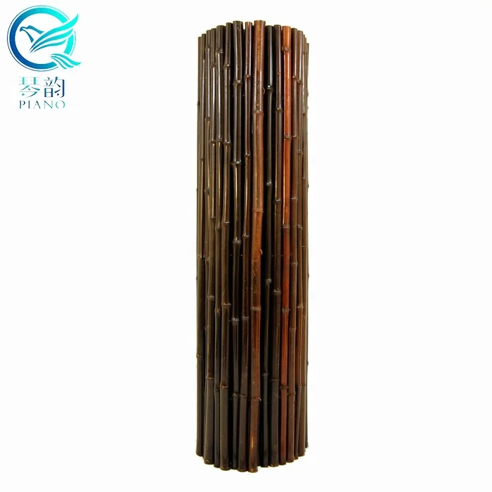 Qinge hot sale bamboo fence rolls outdoor bamboo folding screen