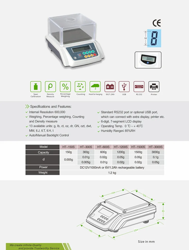 Точный лабораторный Цифровой баланс, 600 г, 0,02 г, 0,01 г