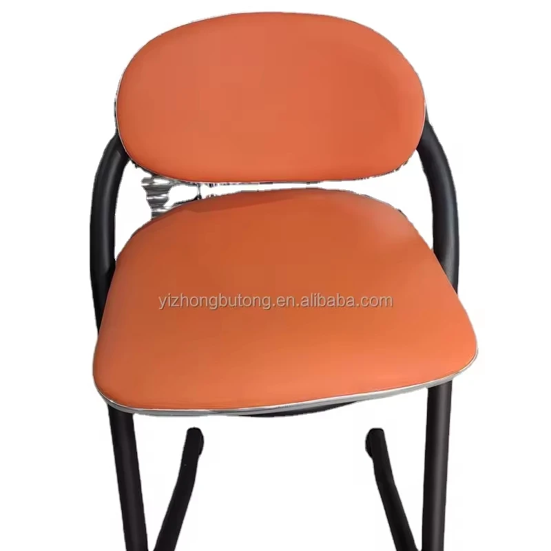 Simple and modern style tiny iron colorful casino chair used for casino gambling table poker table Texas Poker games player room