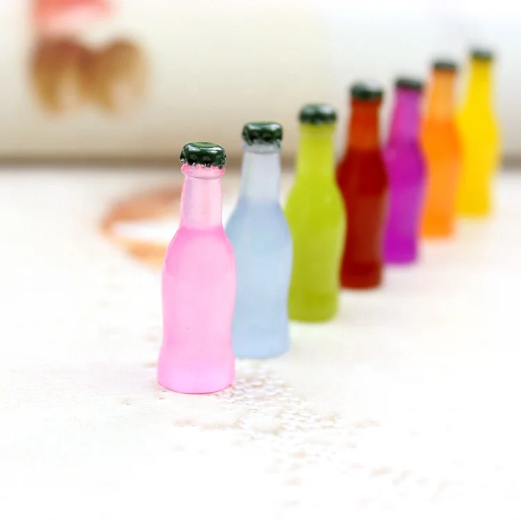 Оптом Kawaii 100 шт. декоративное искусство ремесло Смола Имитация 3D фрукты варенье бутылка