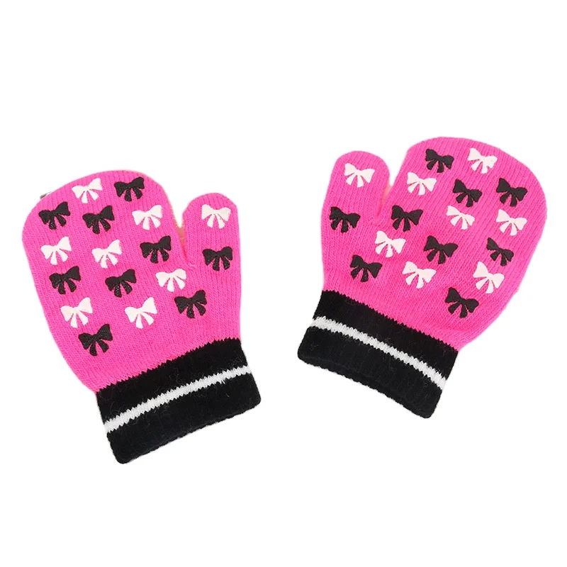 Wool Mitten Child Autumn And Winter Plush Warm Mitten Touch Screen Cashmere Mitten For Driving In Winter