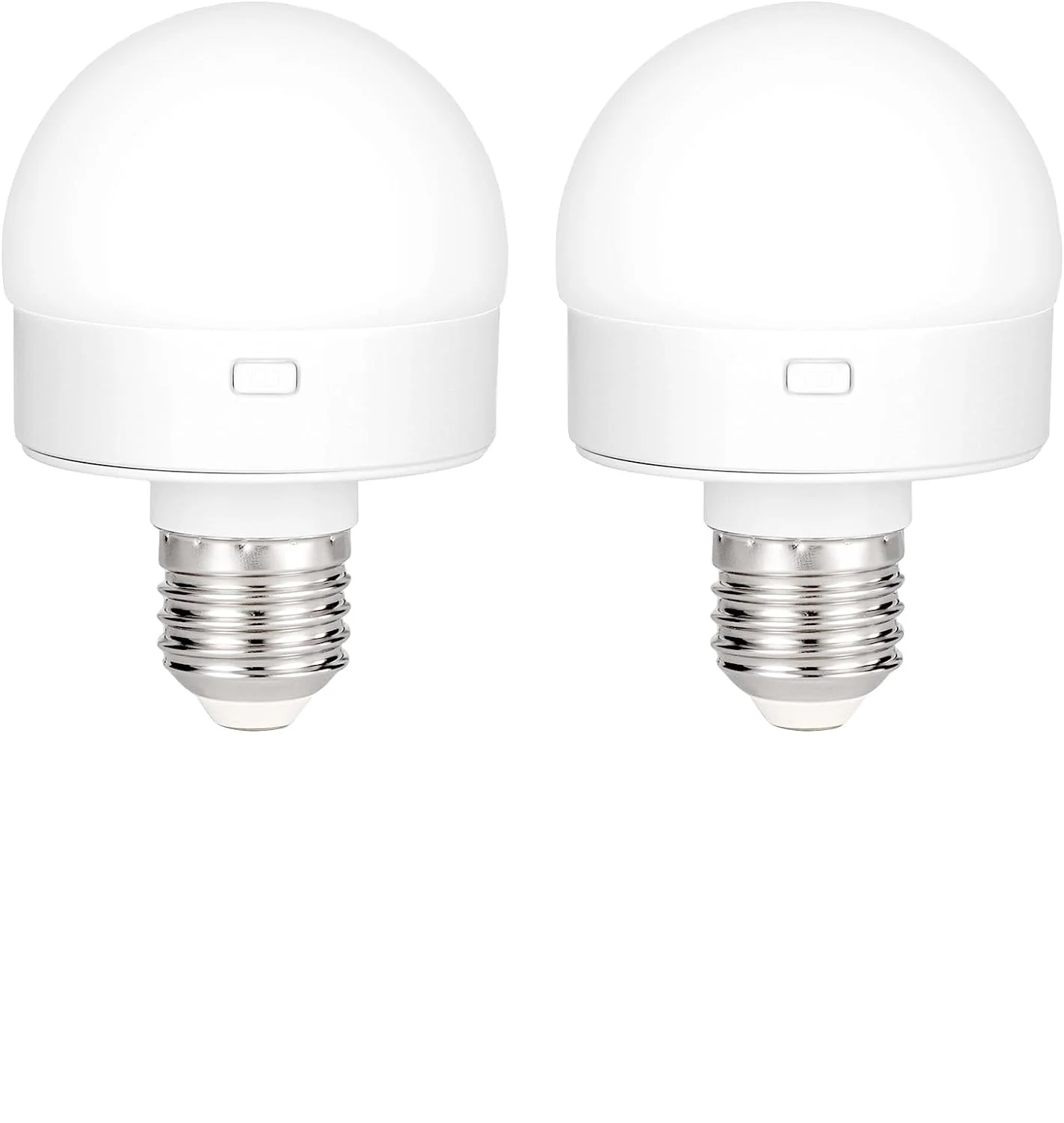 Rechargeable Battery Operated Light Bulb with Remote Control 2 pack 150Lm