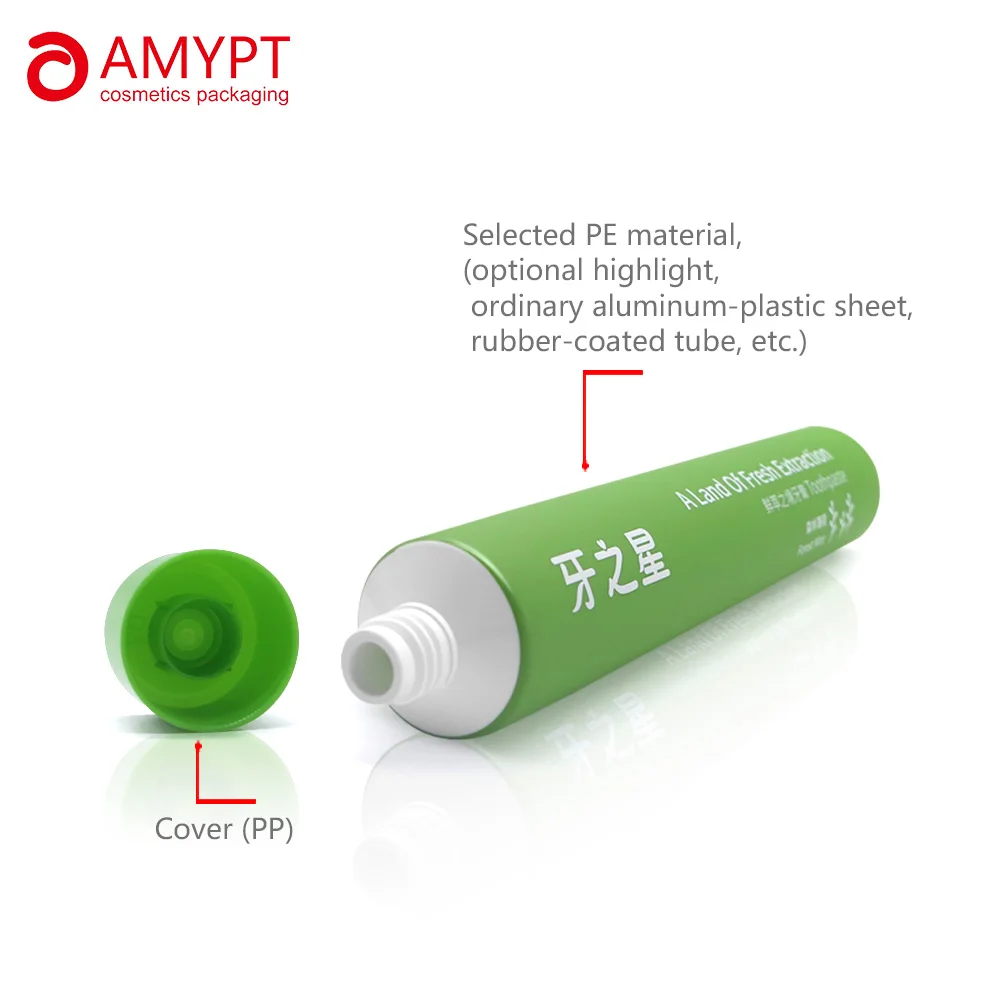 plastic tube for toothpaste  packaging