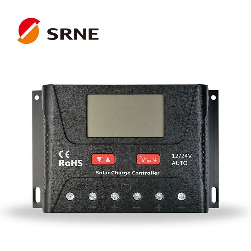 PWM 30A Solar Charge Controller 12V 24V Solar Regulator With Communicating Function For Gel Lead Acid Lithium Batteries