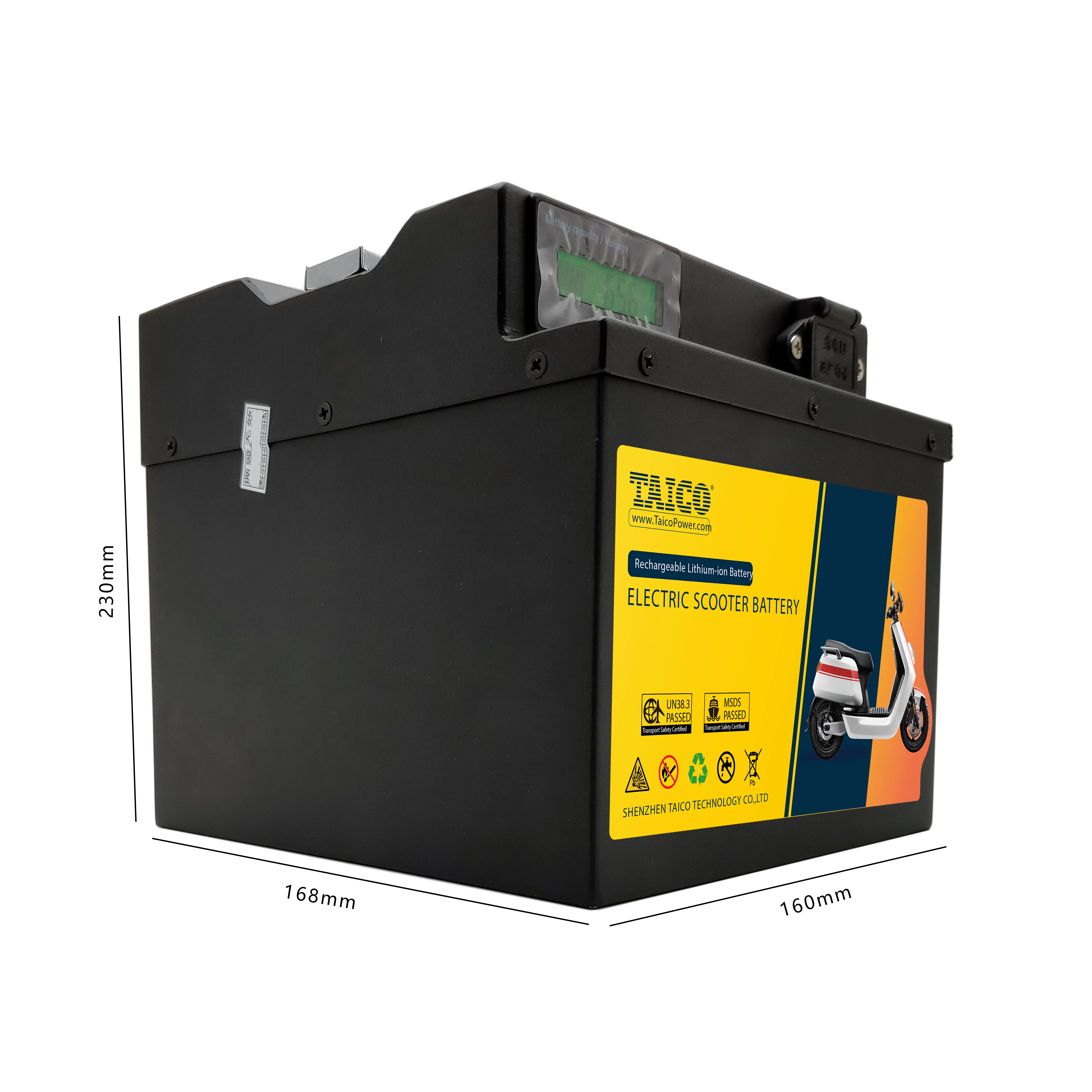 
Rechargeable lifepo4 60V battery pack BMS for electric motorcycle lithium battery 60v 20ah 