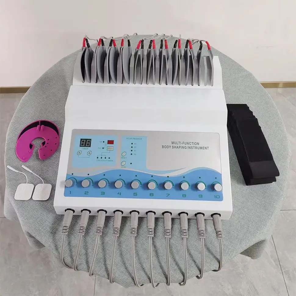Professional Galvanic Iontophoresis Russian Wave EMS Muscle Stimulation Machine