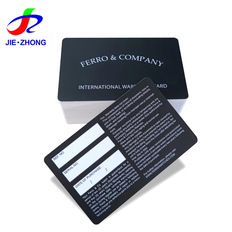 High Quality Custom PVC ID Plastic Logo Card Printing Services Supplier