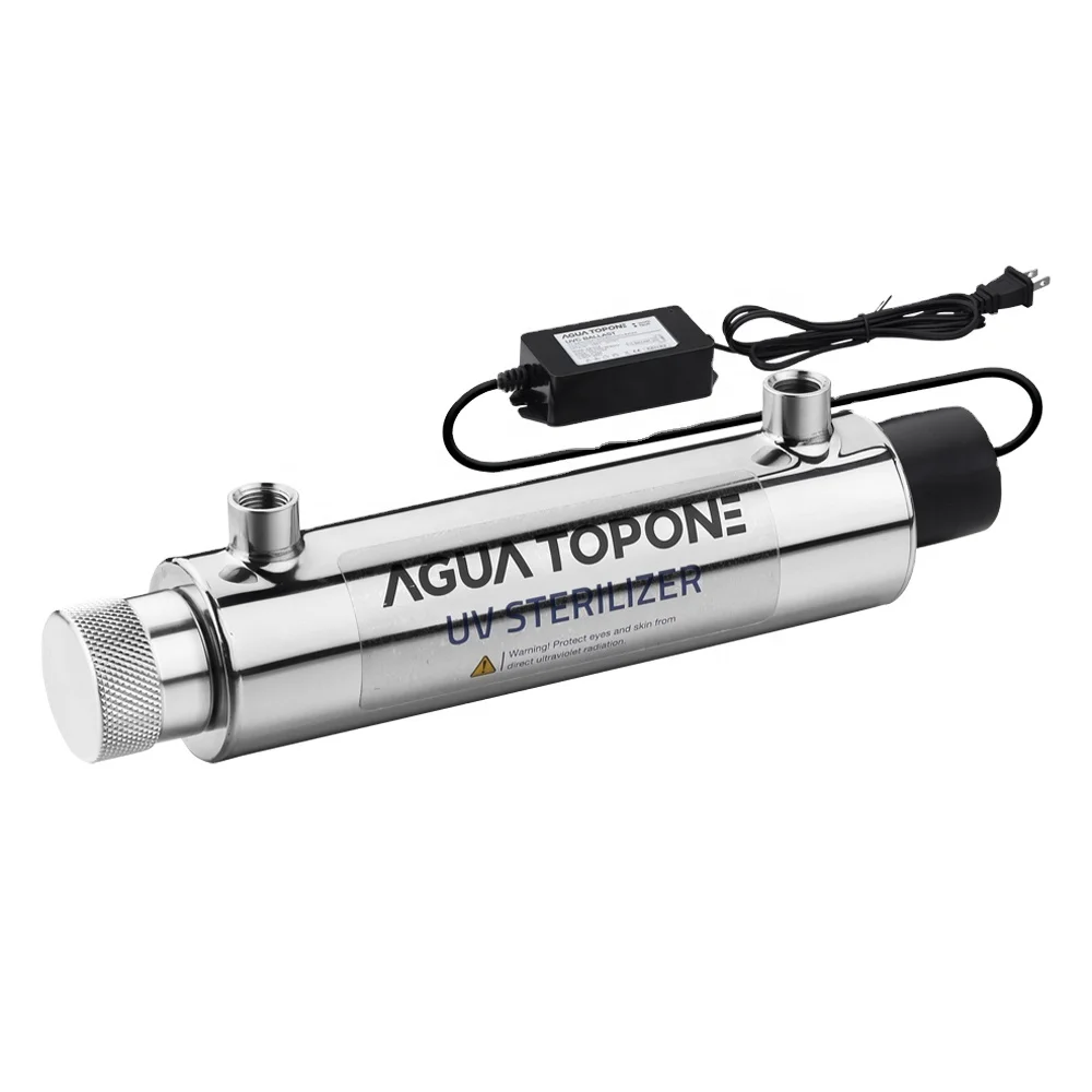 4w/0.3gpm AGUA TOPONE UV Water Sterilizing Device Household Lab use
