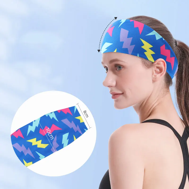 manufacturer winter men women girls karate tennis wide workout bandana hair sweatband headband with logo