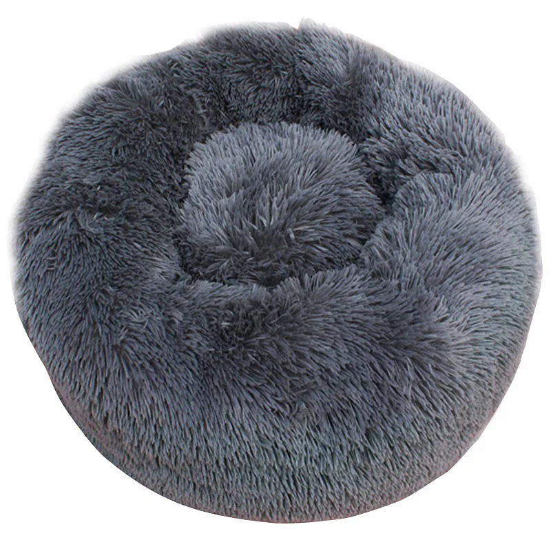 Active Pets Plush Calming Dog Bed Washable Donut Dog Bed for Small Dogs Medium & Large