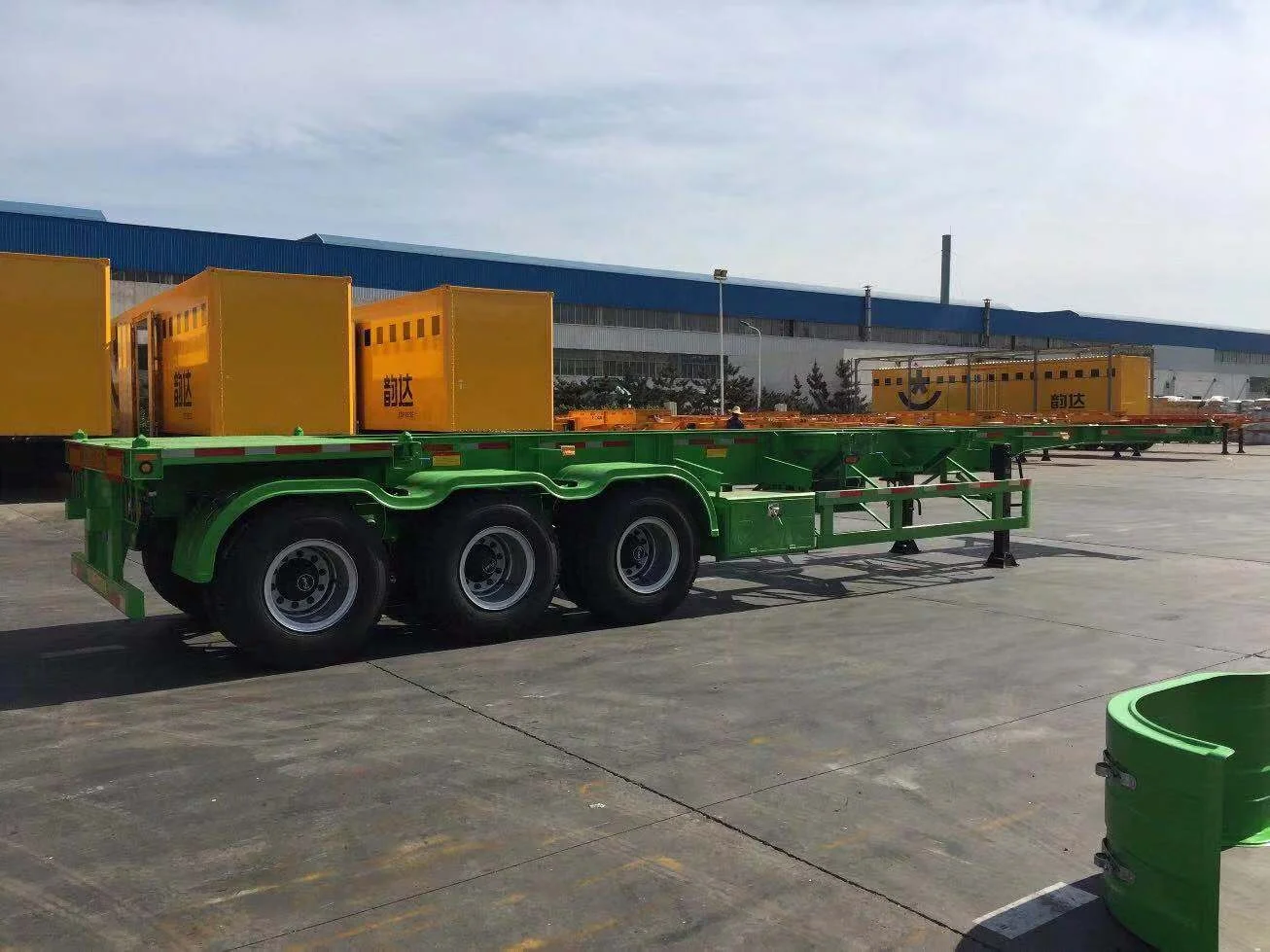 
CIMC 40ft container chassis skeletal trailer 