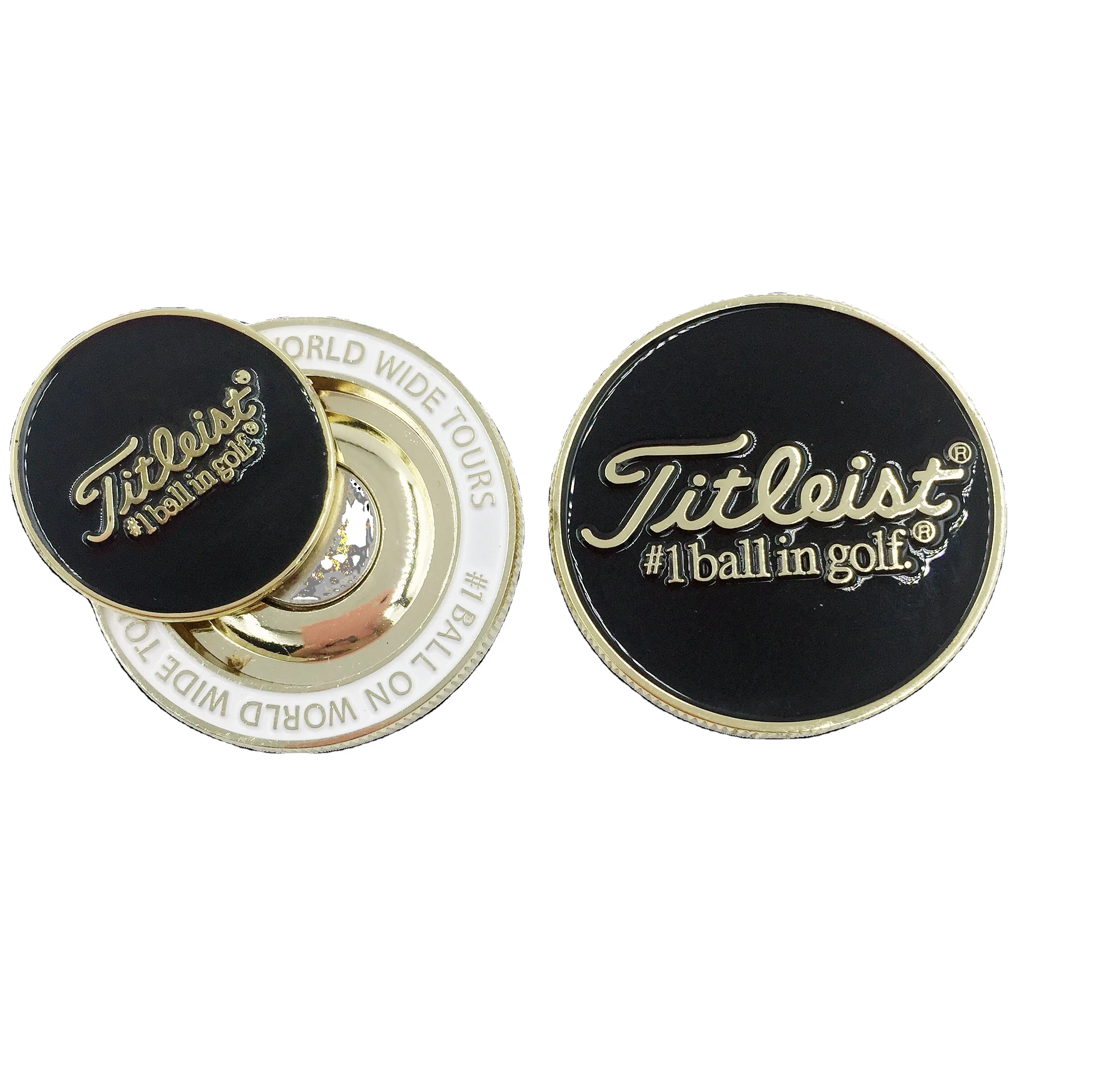 Hot Selling  ball marker golf Metal Golf Ball Marker Custom magetic golf ball marker clip