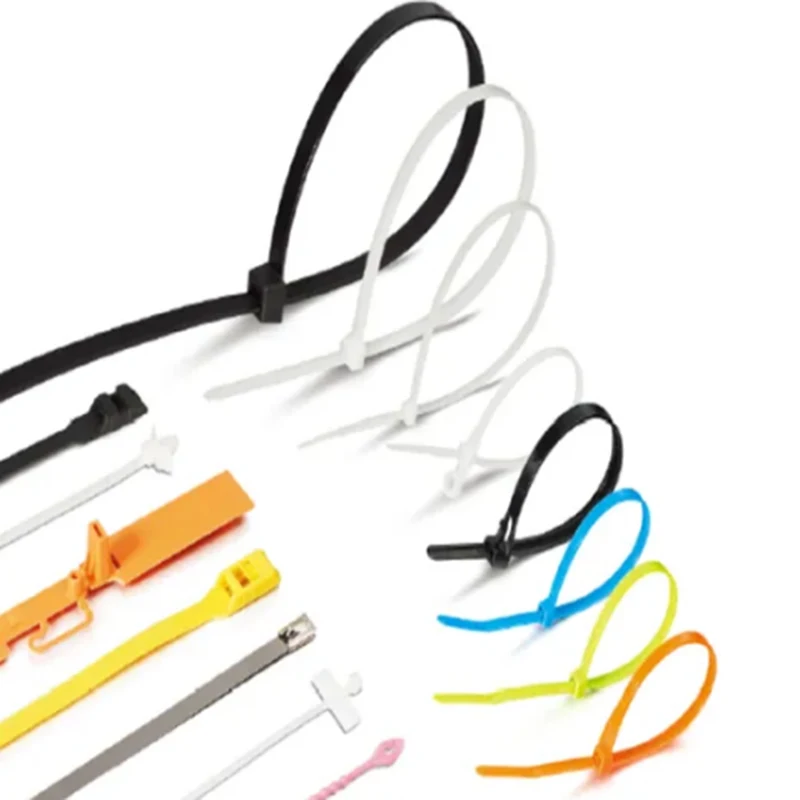 Material Optional Colour Nylon66 Cable Tie and Size Self-Locking Nylon Cable Tie