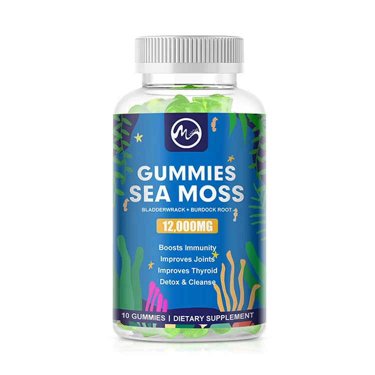 (Разработанно специально для заказчика)/поо (производство оригинального Заводская 10 шт. супер фрукты морского мха витамин C бузины биотин коллаген веганских материалов морского мха жевательный мармелад