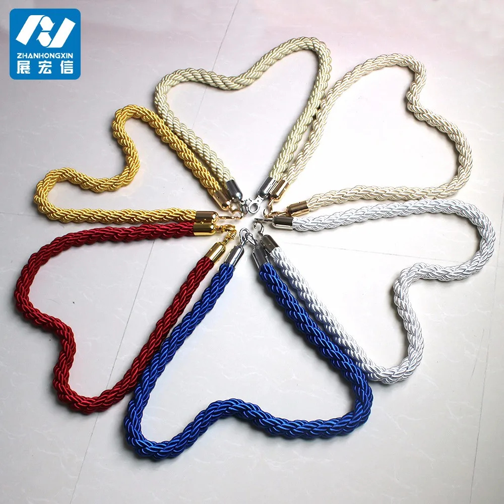 2024 Hottest Queue Stanchion Rope ,Braided&Twisted rope with Low price