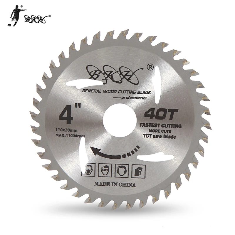 BKH 4 inch 40 T  OEM Circular TCT Saw Blade for cutting  wood plastic aluminum