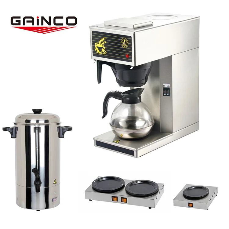 
Commercial Stainless Steel Turkish Arabic Electric Single Head Thermostat Coffee Machine Office Drip Coffee Maker 