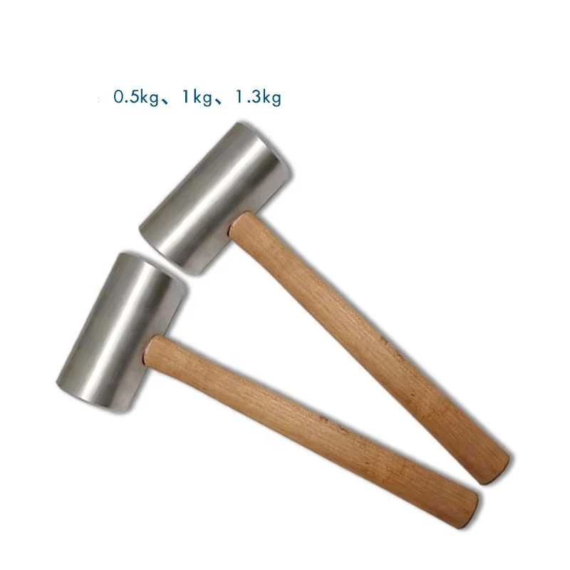 Алюминиевый цилиндрический молоток 0 5-1 3 кг деревянная ручка без искры