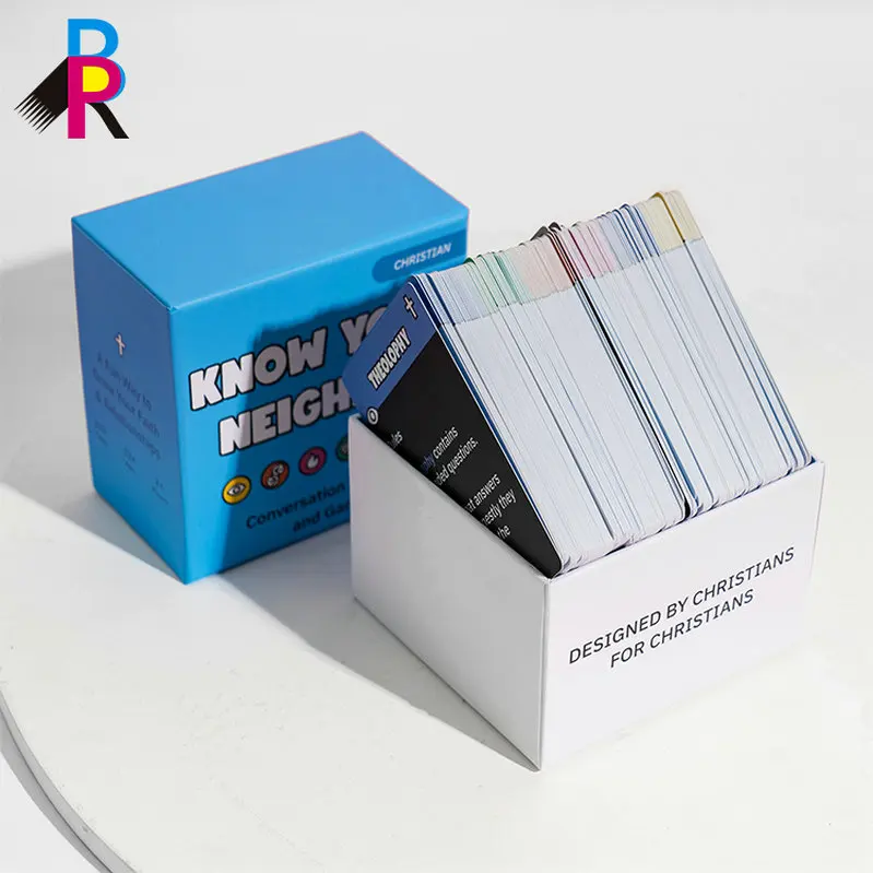 Factory printing card game custom board game for adult