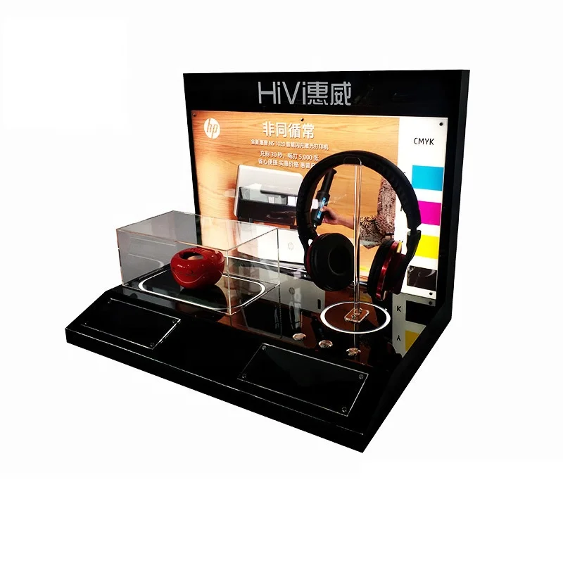 Factory Customized Acrylic Bluetooth Audio Display Stand Smart Headset Audition Rack with Customization Options