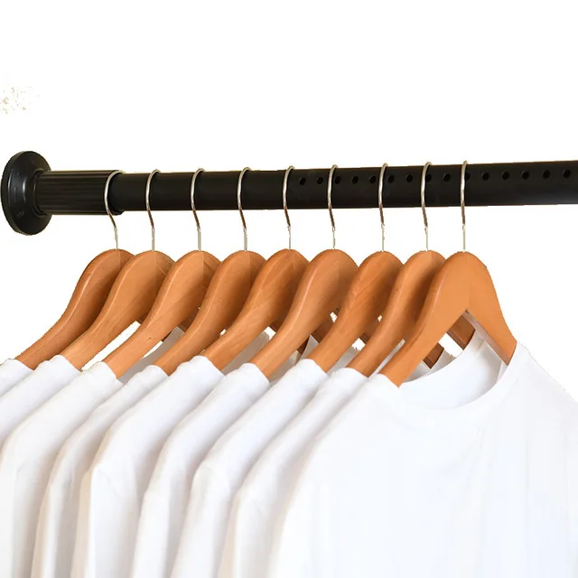 Cross-border preferred balcony bedroom telescopic clothes rail