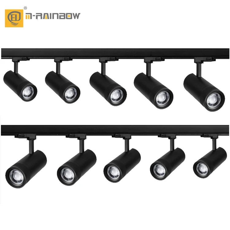 Modern Design Anti Glare Retail Store 3cct Changeable 10w 15w 20w 24w 30w 32w 36w 40w Zoomable Led Track Light