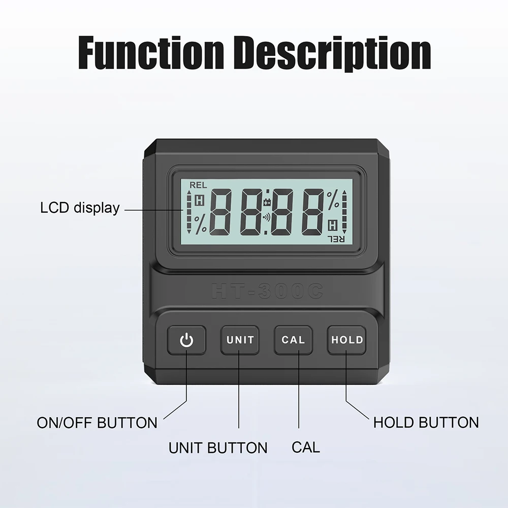 Digital Protractor Inclinometer Angle Level Goniometer Measuring Bevel Meter Magnet 90 Degree Gauge