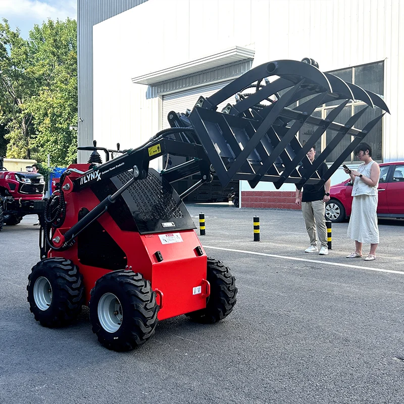 CE EPA Compliant Mini Skid Steer Loader Free Shipping Kubota Engine Motor Pump Bearing 1-Year New Crawler Loader Bucket