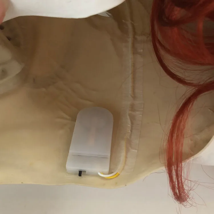 Nicro Joker Cosplay Party Full Face Head Latex Scary Led Light Up Mask Costom Bulk Halloween Disposable Face Mask 3d For Kids