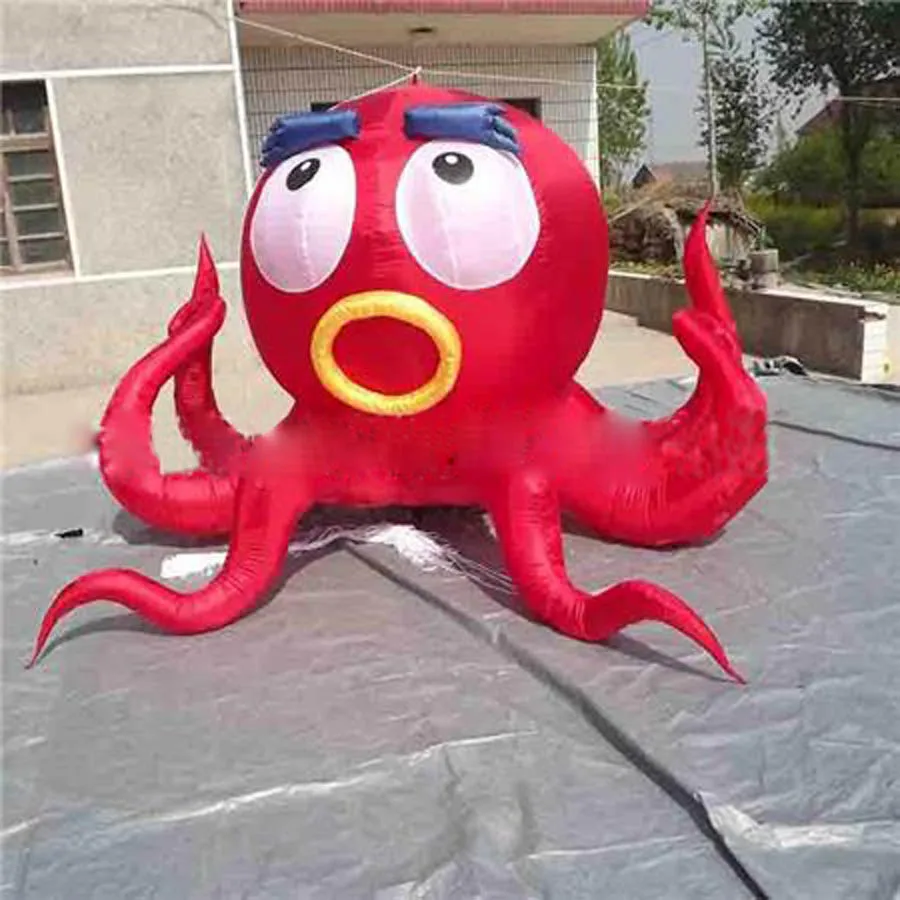 Commercial Inflatable Octopus Cartoon Model Giant for Outdoor Street Decoration Props