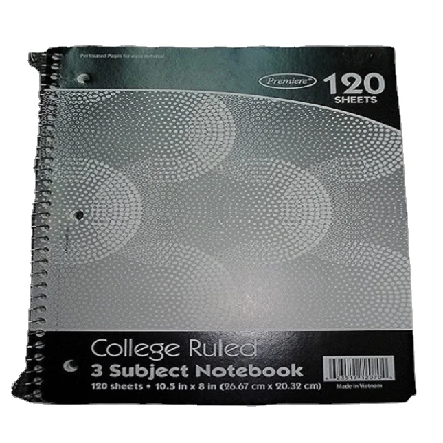 
High uality Paper Made A4 Spiral Notebooks Wholesale Manufacturer 