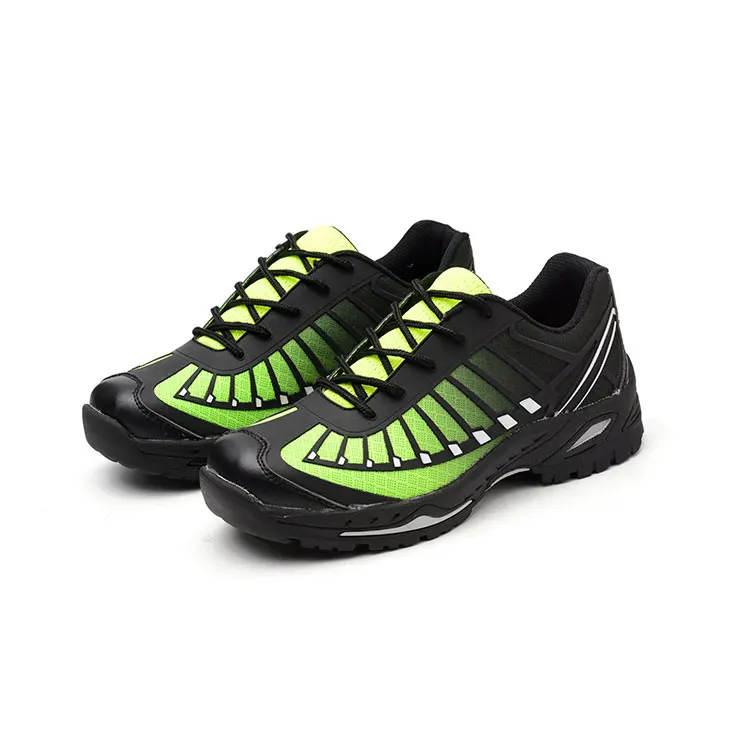 Green Shock Absorption Leisure Premium Smash-proof Safety Shoes