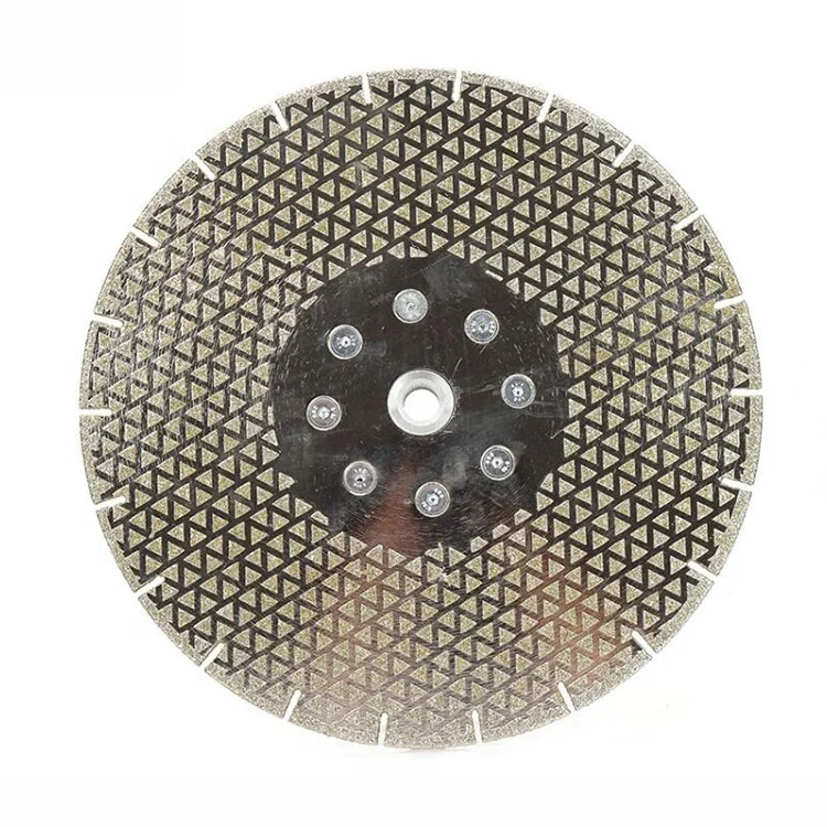 M14 Electroplated Diamond Saw Blade Cutting Grinding Disc Gold Flange Cutter for Granite Marble Ceramic 115/125/230mm