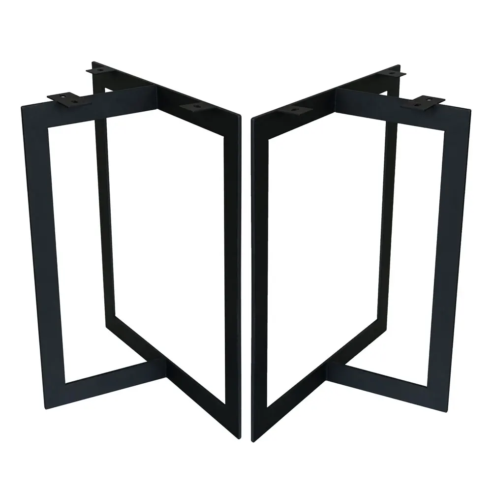 wood base dining custom wholesale steel height iron hardware for leg metal design black chrome table furniture table legs black