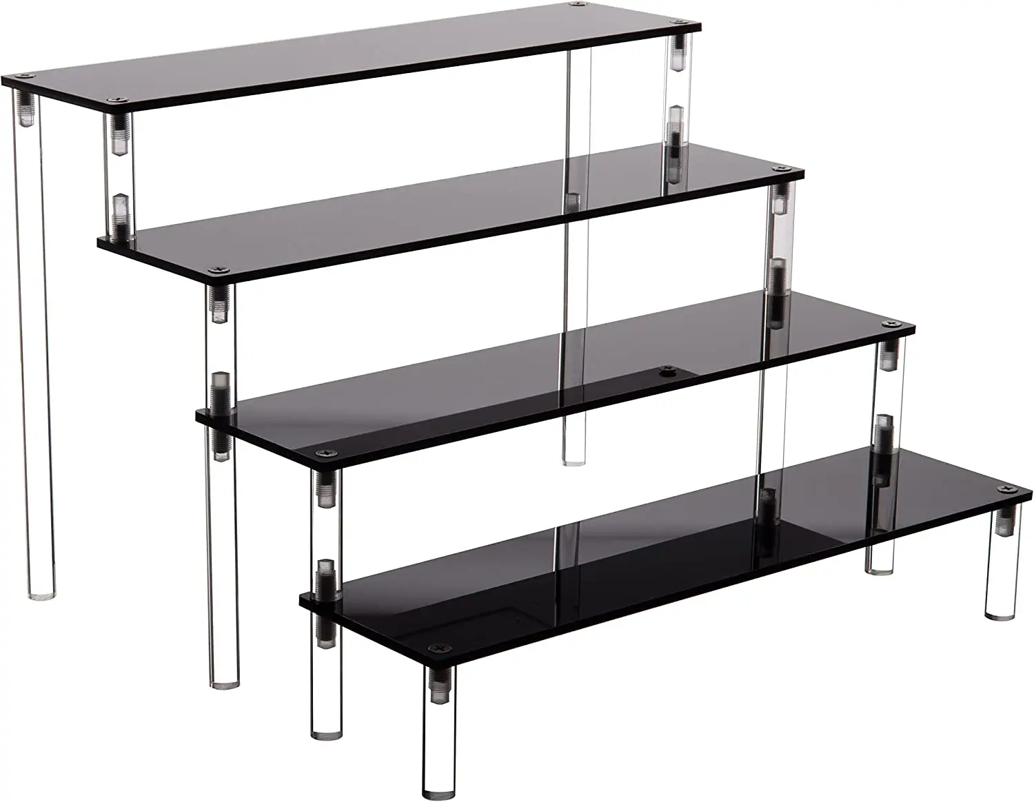 2 яруса подставка для кексов полка прозрачный акриловый дисплей стойка для украшения и органайзера