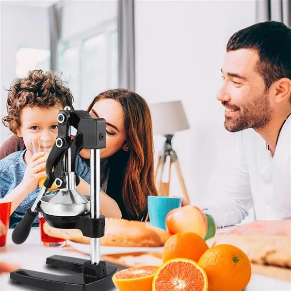 Manual juicer Single-squeeze juice squeezer Heavy-duty aluminum alloy citrus juicer and pomegranate juicer with seed filter