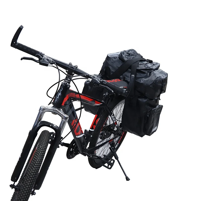 500D Pvc Rear Bike Pannier Saddle Bike Waterproof Pannier Travel Outdoor Cycling Bicycle Bags & Boxes