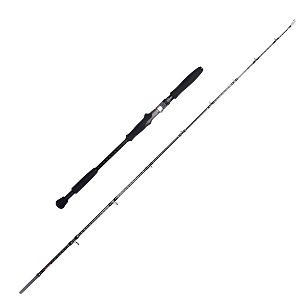 Japanese FUJI 2 Section 1.9M Carbon Saltwater Spinning Jig Boat Fully Automatic Electric Fishing Rod