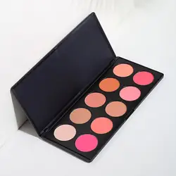 OEM natural customized palette blush private label cosmetics 10 colors makeup blusher