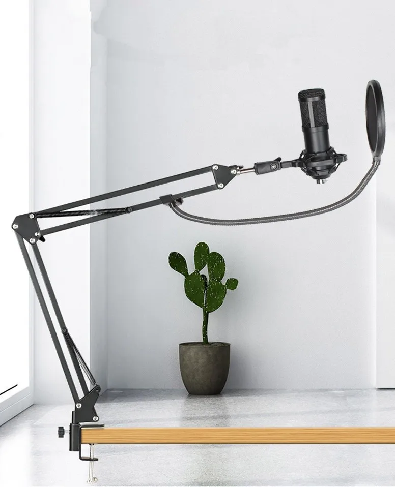  Комплект микрофона USB для компьютера профессиональный конденсаторный микрофон с регулируемой подставкой