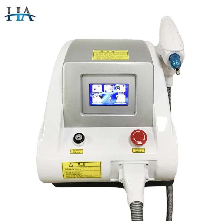 
YAG Laser eyebrow washing machine end desktop small laser tattoo remover / eyebrow washer 1064nm-532nm-103nm 2 laser 